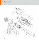 Stihl BGA50.0 Cordless Blower Spare Parts